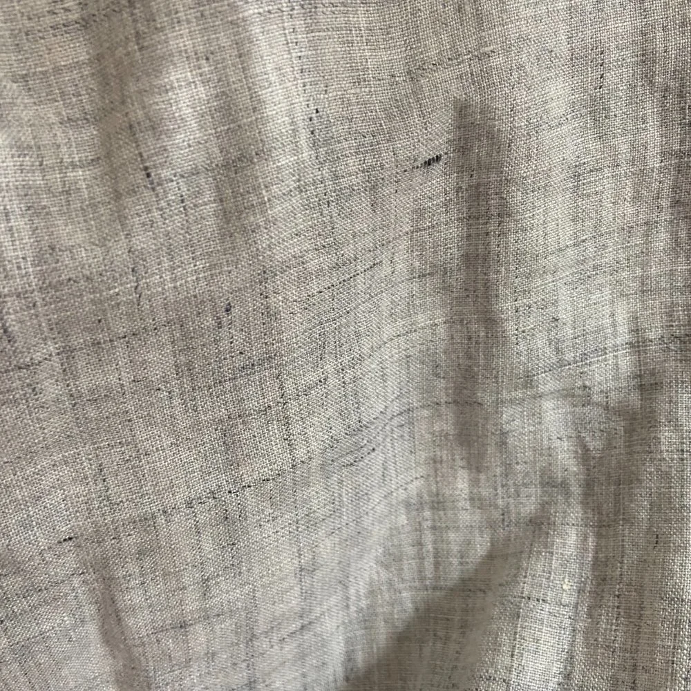 BRAND NEW never used WEST ELM Crossweave Linen Curtain 48